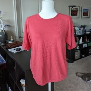 ⭐5/$15⭐ Short Sleeve Coral Sweater